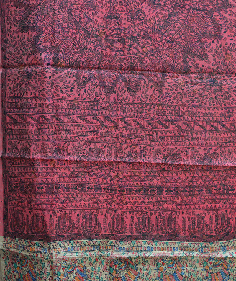 Madhubani Hand Painted Dupatta