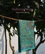 Madhubani Hand Painted Dupatta