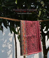 Madhubani Hand Painted Dupatta