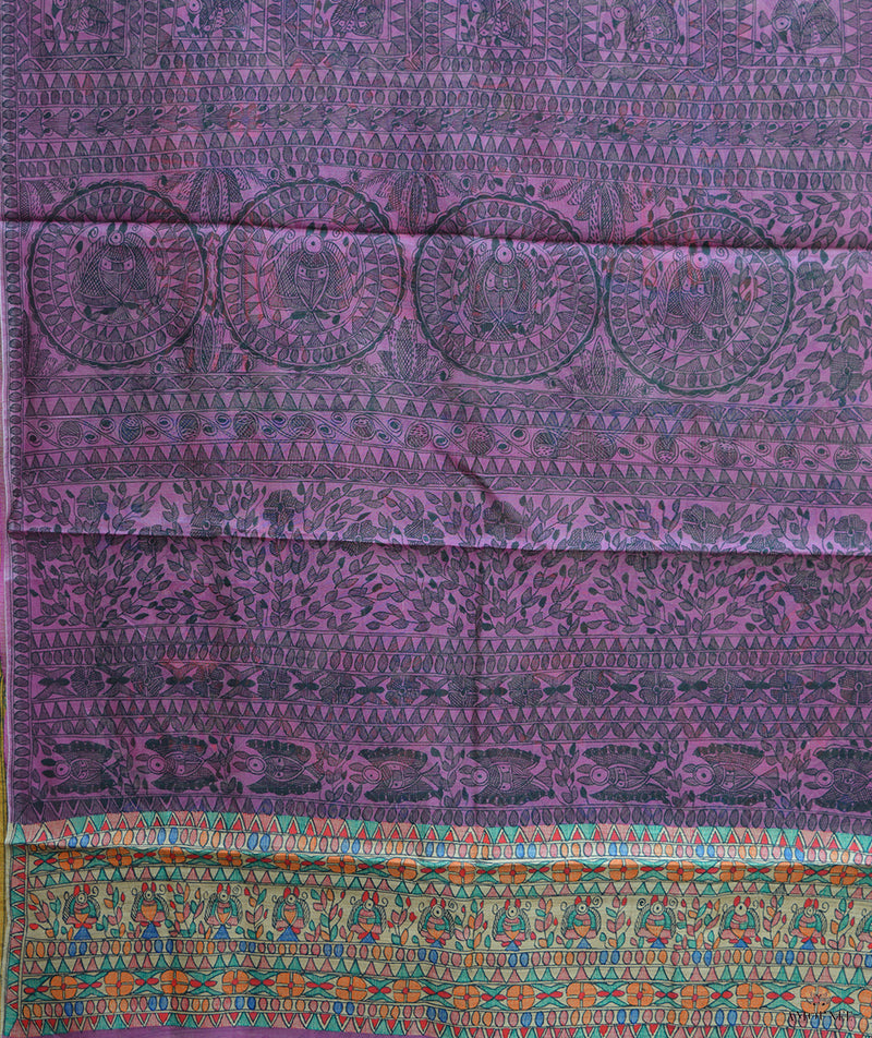 Madhubani Hand Painted Dupatta