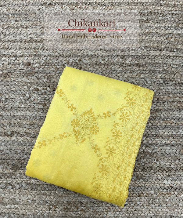Chikankari Hand Embroidered Saree