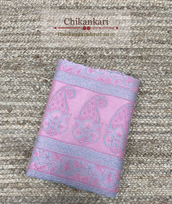 Chikankari Hand Embroidered Saree