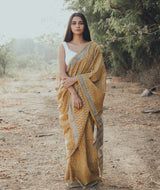 Bagru Cotton saree