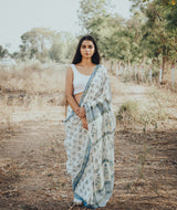 Sanganeer Cotton saree