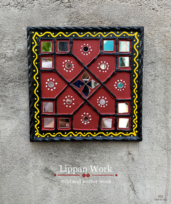 Mud and mirror work (Lipan work)