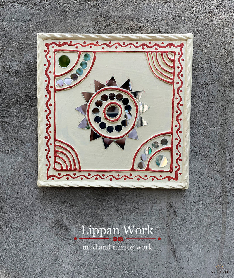 Mud and mirror work (Lipan work)