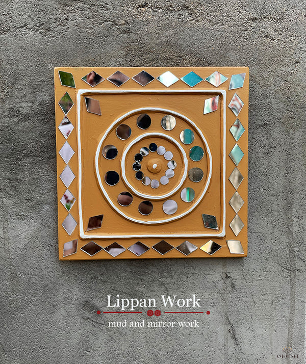 Mud and mirror work (Lipan work)