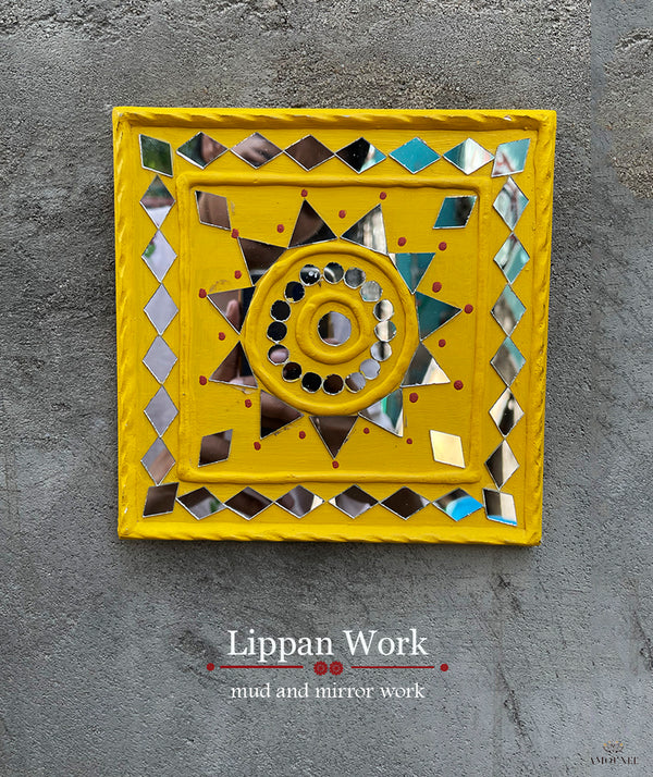 Mud and mirror work (Lipan work)