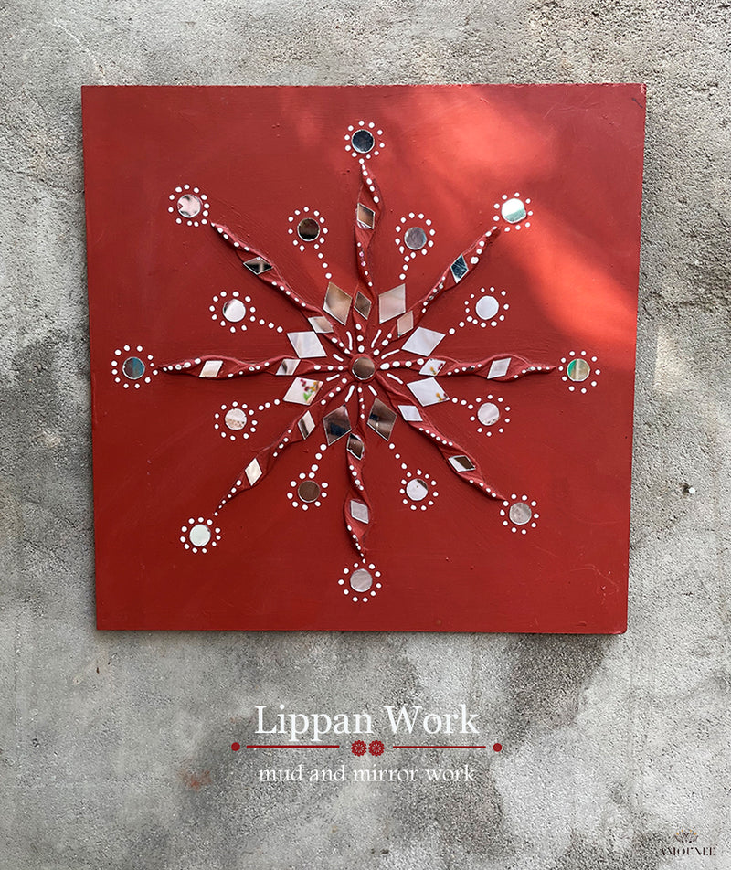 Mud and mirror work (Lipan work)