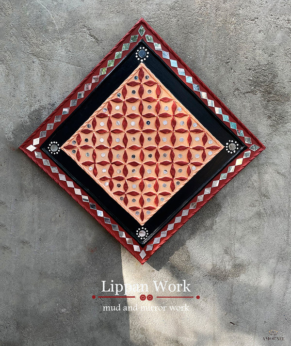 Mud and mirror work (Lipan work)