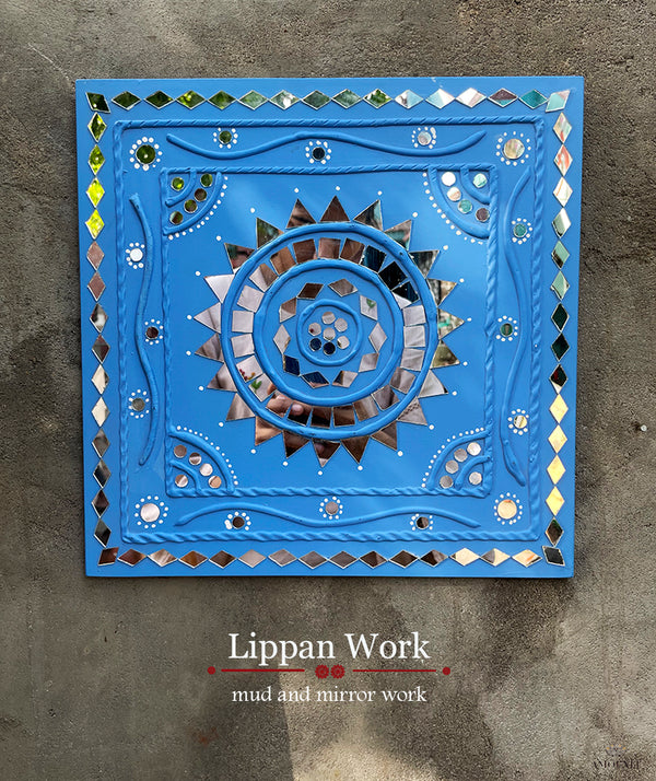 Mud and mirror work (Lipan work)