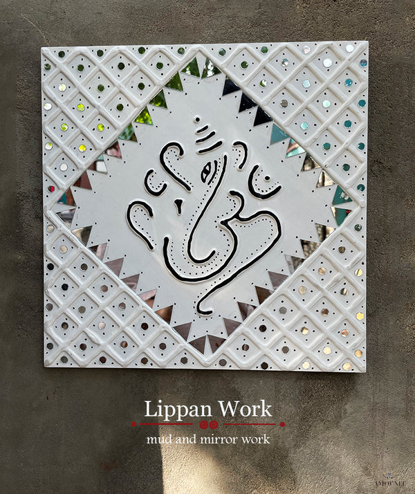 Mud and mirror work (Lipan work)