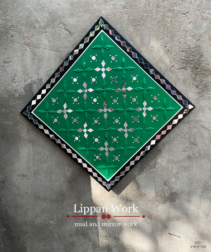 Mud and mirror work (Lipan work)