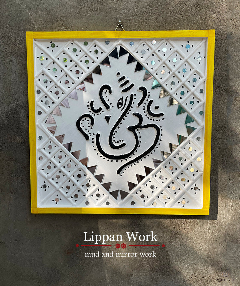 Mud and mirror work (Lipan work)