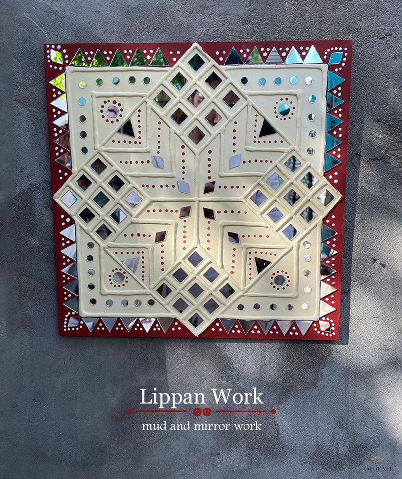 Mud and mirror work (Lipan work)