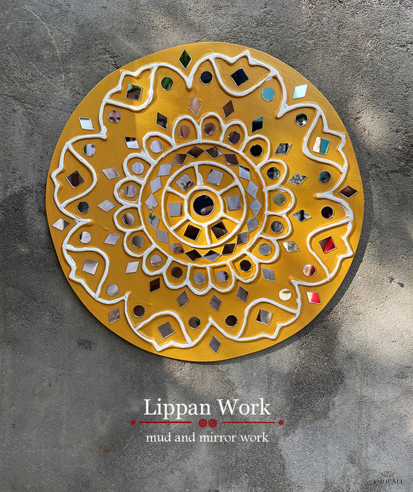 Mud and mirror work (Lipan work)