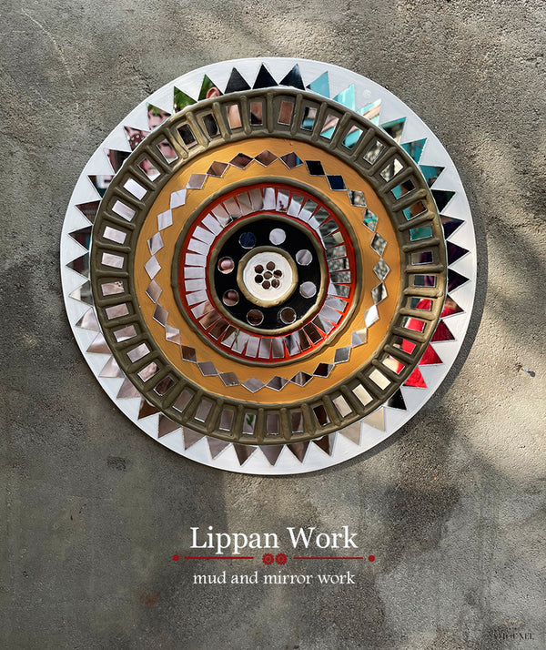 Mud and mirror work (Lipan work)