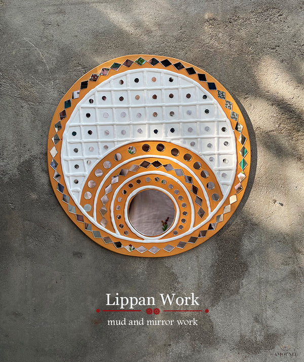 Mud and mirror work (Lipan work)