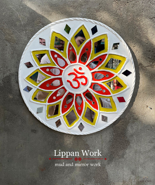 Mud and mirror work (Lipan work)