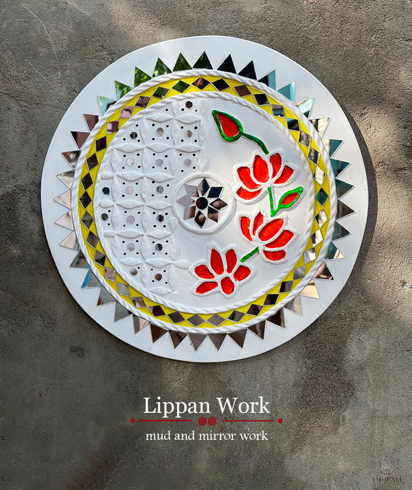 Mud and mirror work (Lipan work)