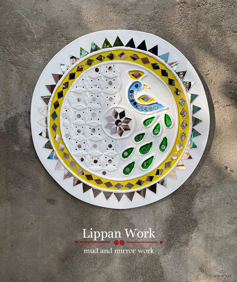 Mud and mirror work (Lipan work)