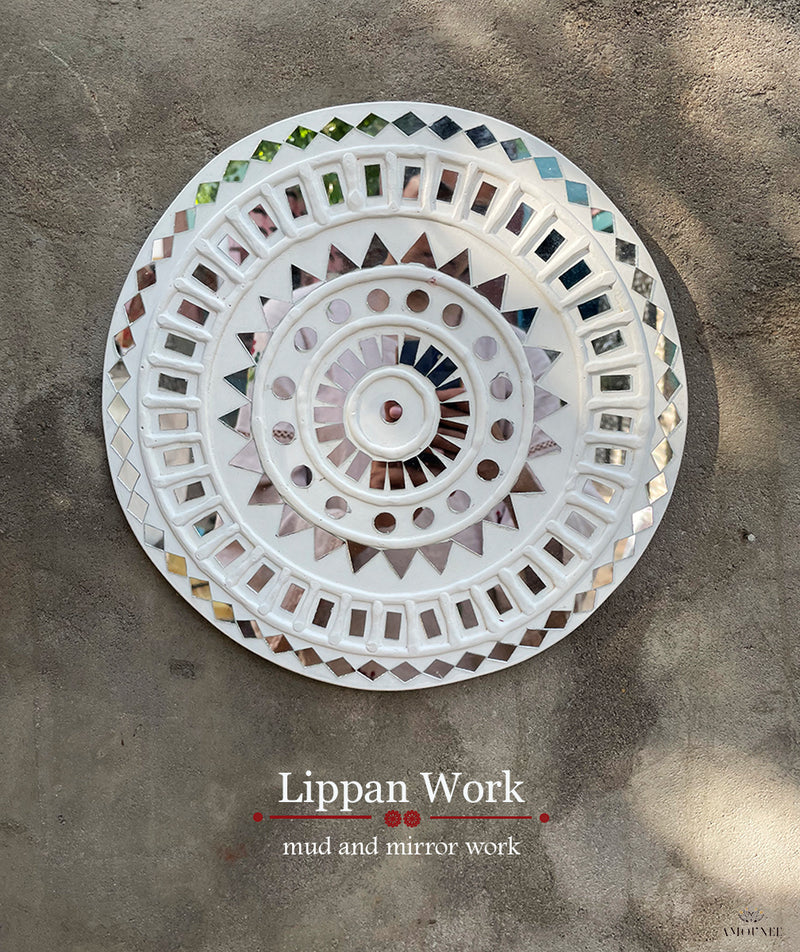 Mud and mirror work (Lipan work)