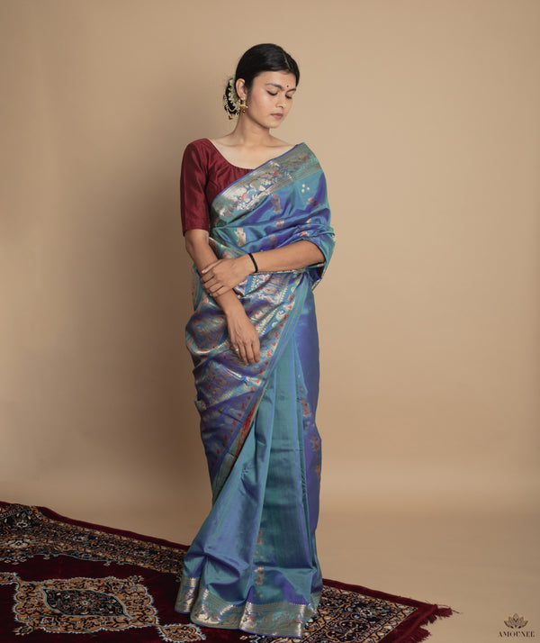 Swarnachari Handwoven saree