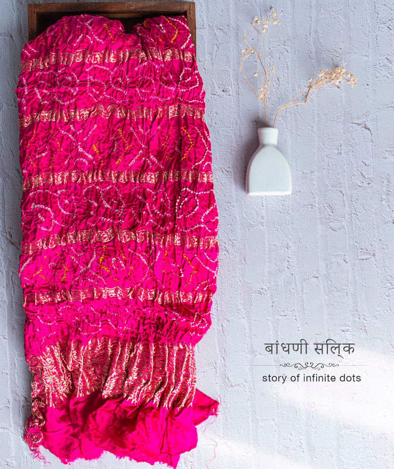 Bandhani  Silk Dupatta