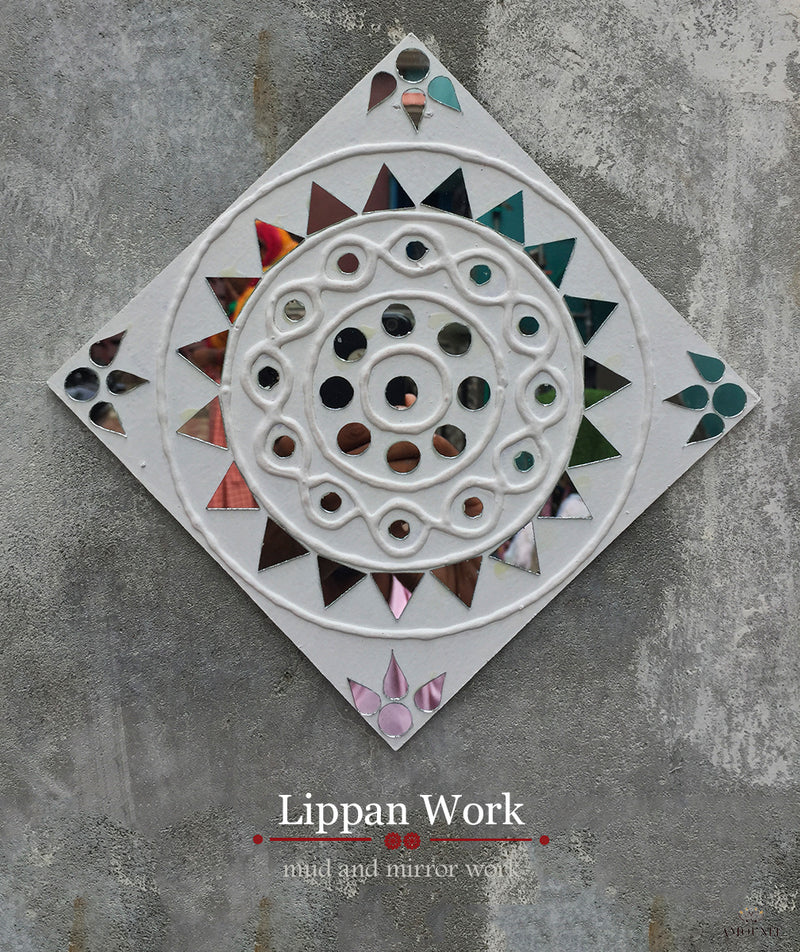 Mud and mirror work (Lipan work)