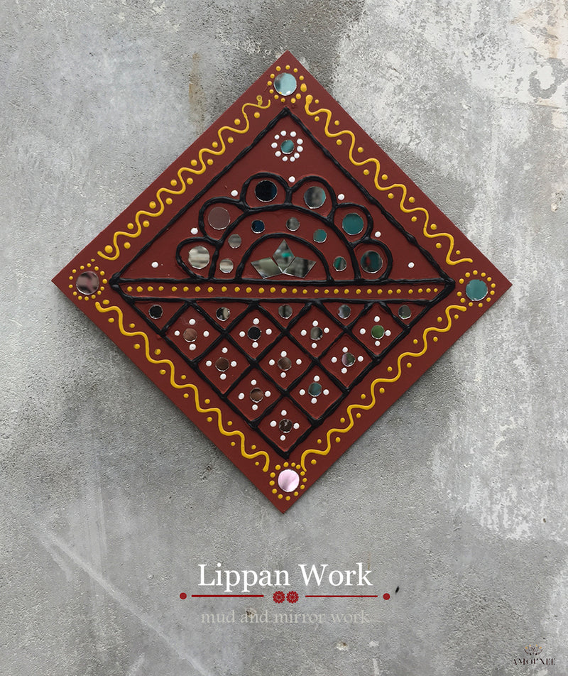 Mud and mirror work (Lipan work)