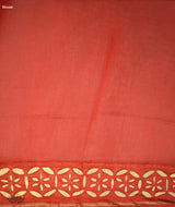 Applique HandStiched Chanderi Saree