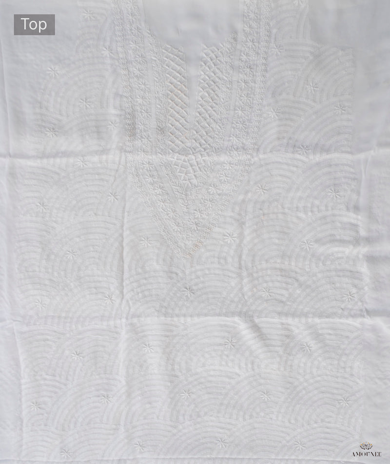 Chikankari Hand Embroidered 2 Piece Suit