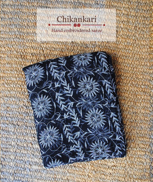 Chikankari Hand Embroidered Saree