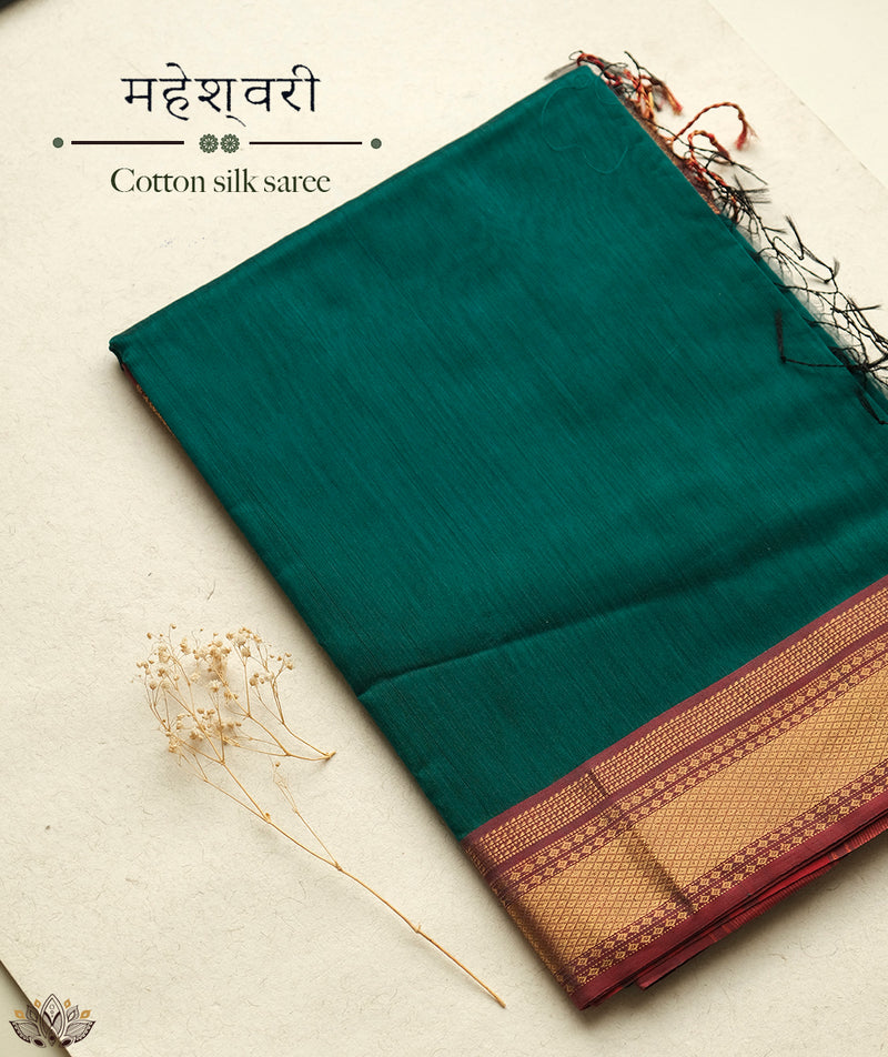 MAHESHWARI COTTON SILK SAREE