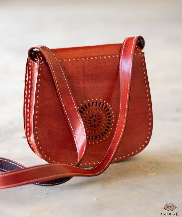 Leather Art Bag