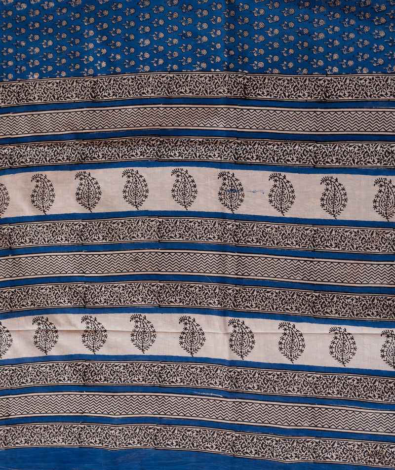 Bagru Handblock Printed Cotton saree