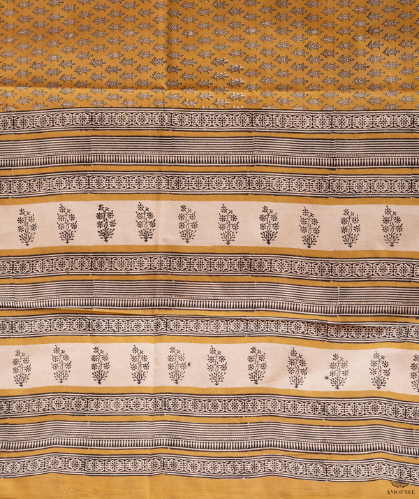 Bagru Handblock Printed Cotton saree