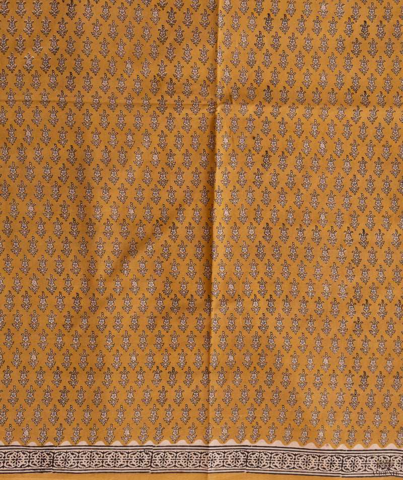 Bagru Handblock Printed Cotton saree