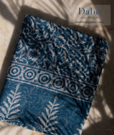 Dabu Handblock Printed Kota Doria Saree