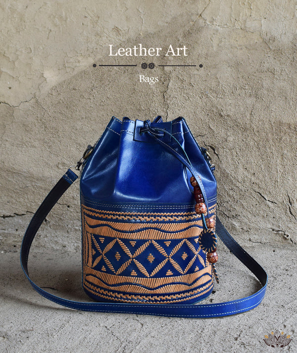 Leather Art Bag