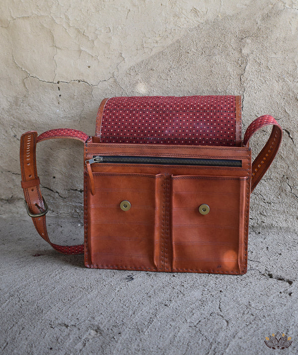 Leather Art Bag