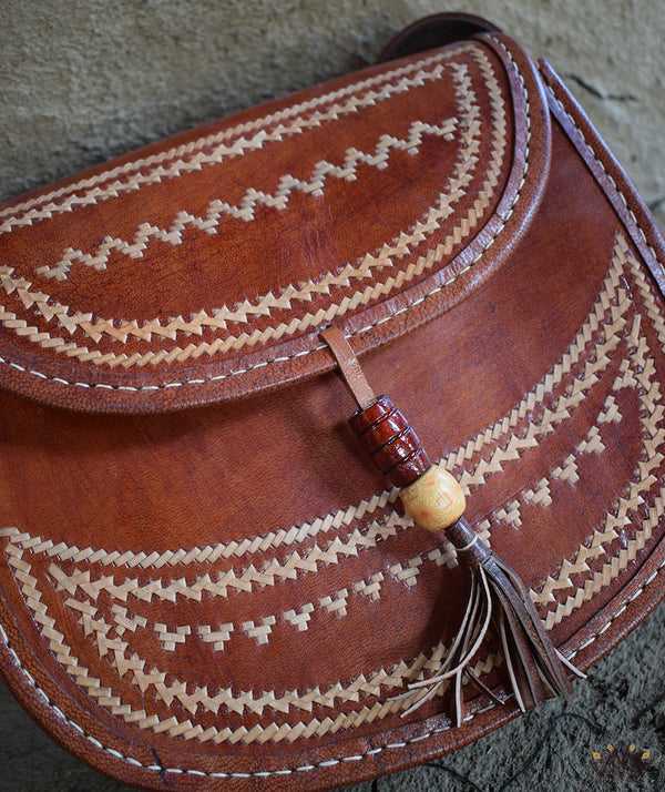 Leather Art Bag