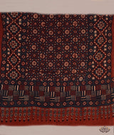 Ajrakh Handblock Printed Cotton Dupatta