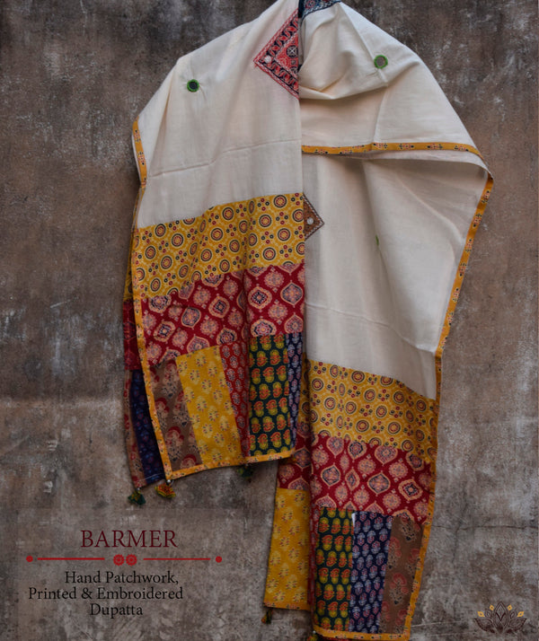 Barmer Applique Dupatta