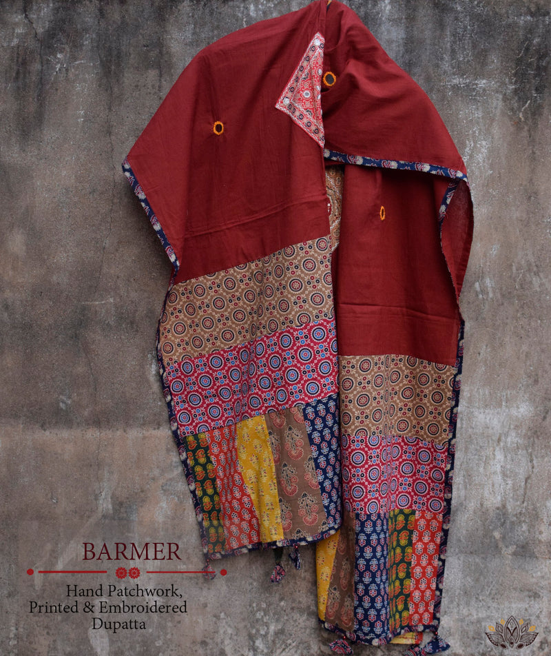 Barmer Applique Dupatta