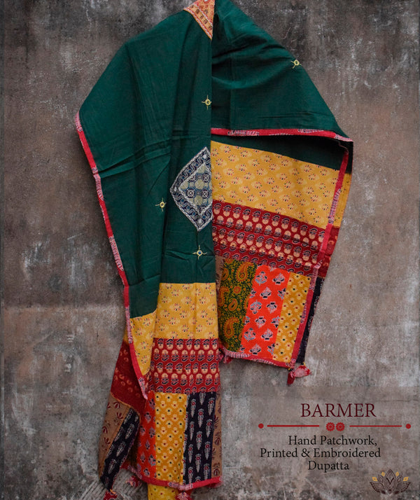 Barmer Applique Dupatta