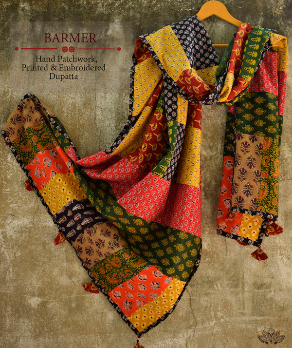 Barmer Applique Dupatta