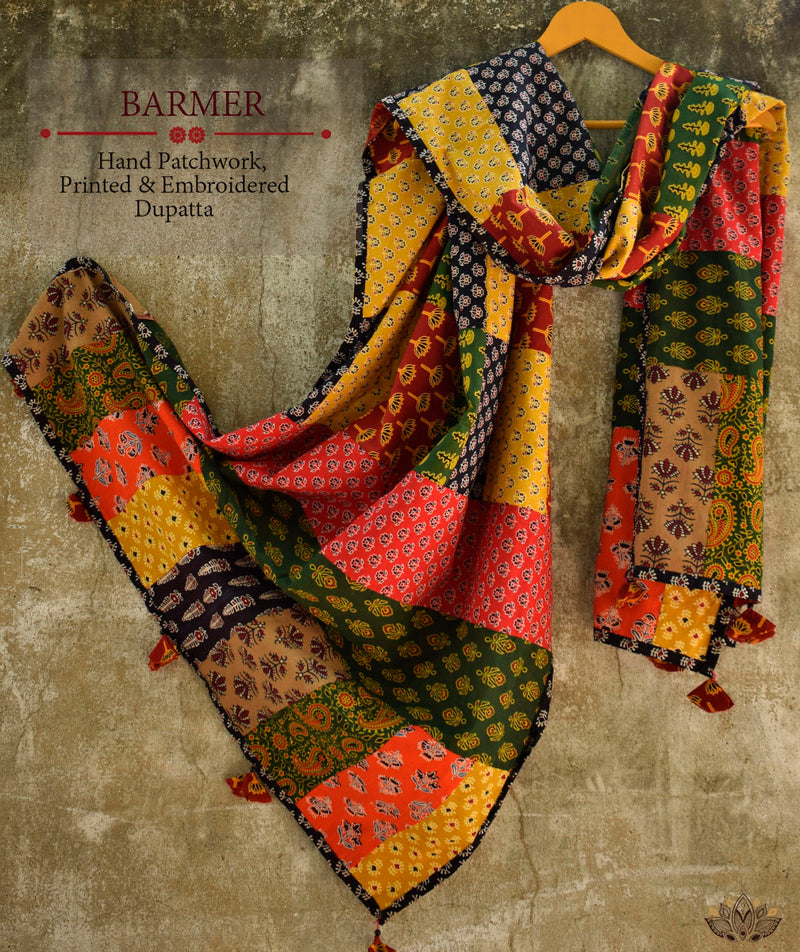 Barmer Applique Dupatta