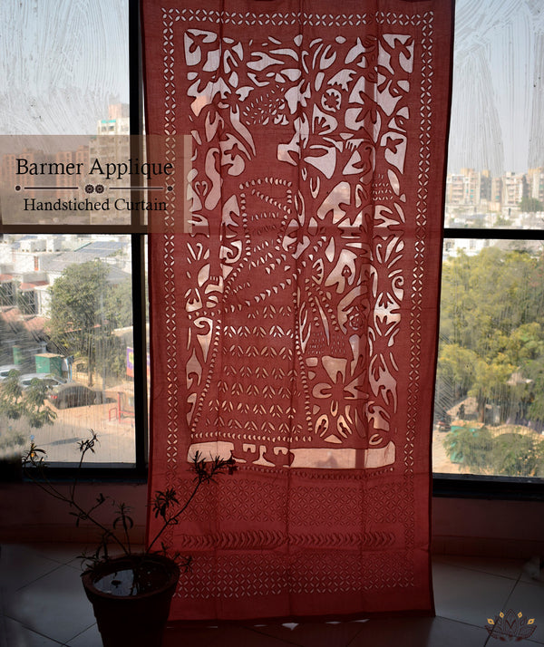 Barmer Applique Curtain