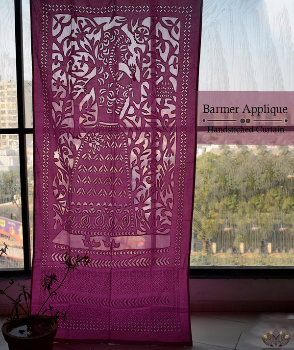 Barmer Applique Curtain
